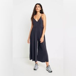 Silence + Noise Molly Cupro Culottes Jumpsuit